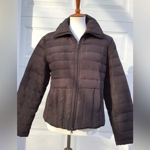 Kenneth Cole Reaction chocolate brown puffer jacket size L. Like new condition.